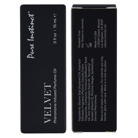 Pure Instinct Signature Collection Pheromone Perfume Oil - Velvet 15ml