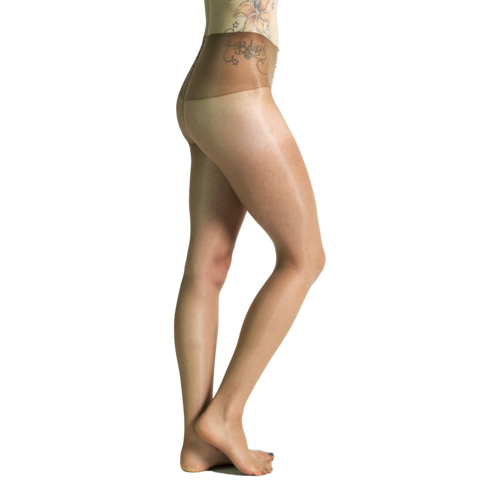 Platino Eco 13D Sheer to Waist Pantyhose - Matte Shine Wide