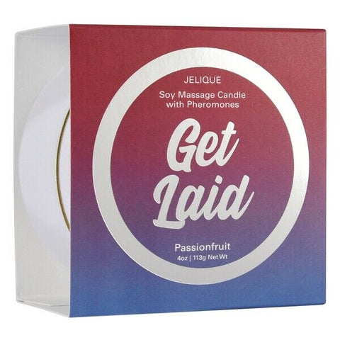 Jelique Soy Massage Candle w/ Pheromones - 4oz Tin - 6 Available Scents
