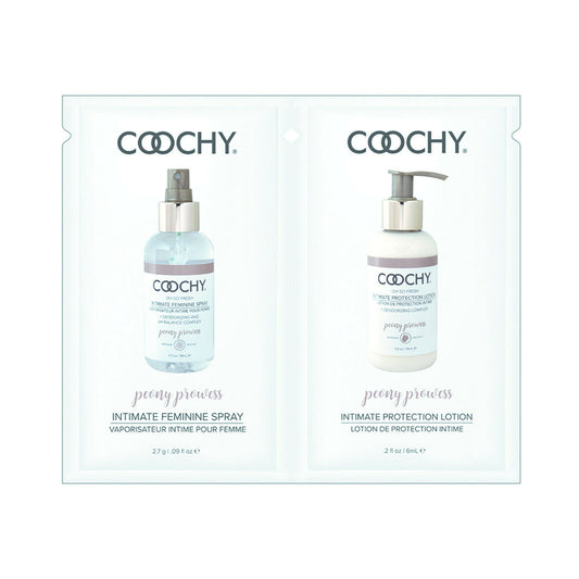 Coochy Intimate Feminine Spray and Protection Lotion Travel Foil Set
