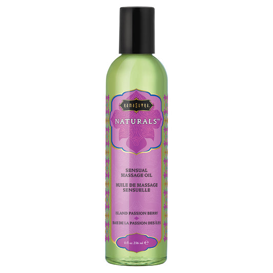 Kama Sutra Naturals Moisturizing Massage Oil - Island Passion Berry 8oz