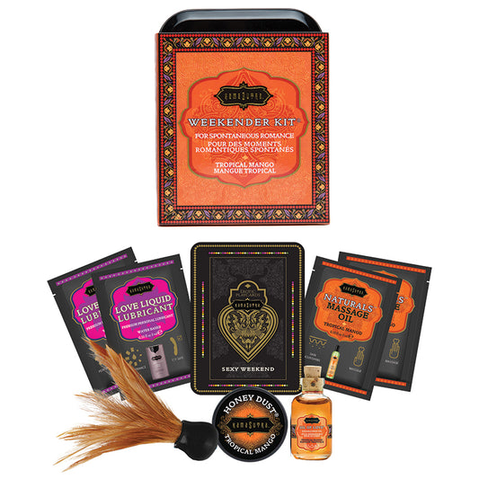 Kama Sutra The Weekender Kit - Tropical Mango - Travel Size Gift Set