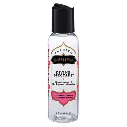 Kama Sutra Divine Nectars Flavored Body Glide - Strawberry Dreams 2oz