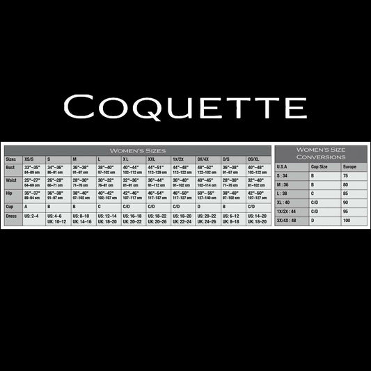 Coquette Classic Back Seam Stockings 1756 - Black - Reg & Plus Sizes