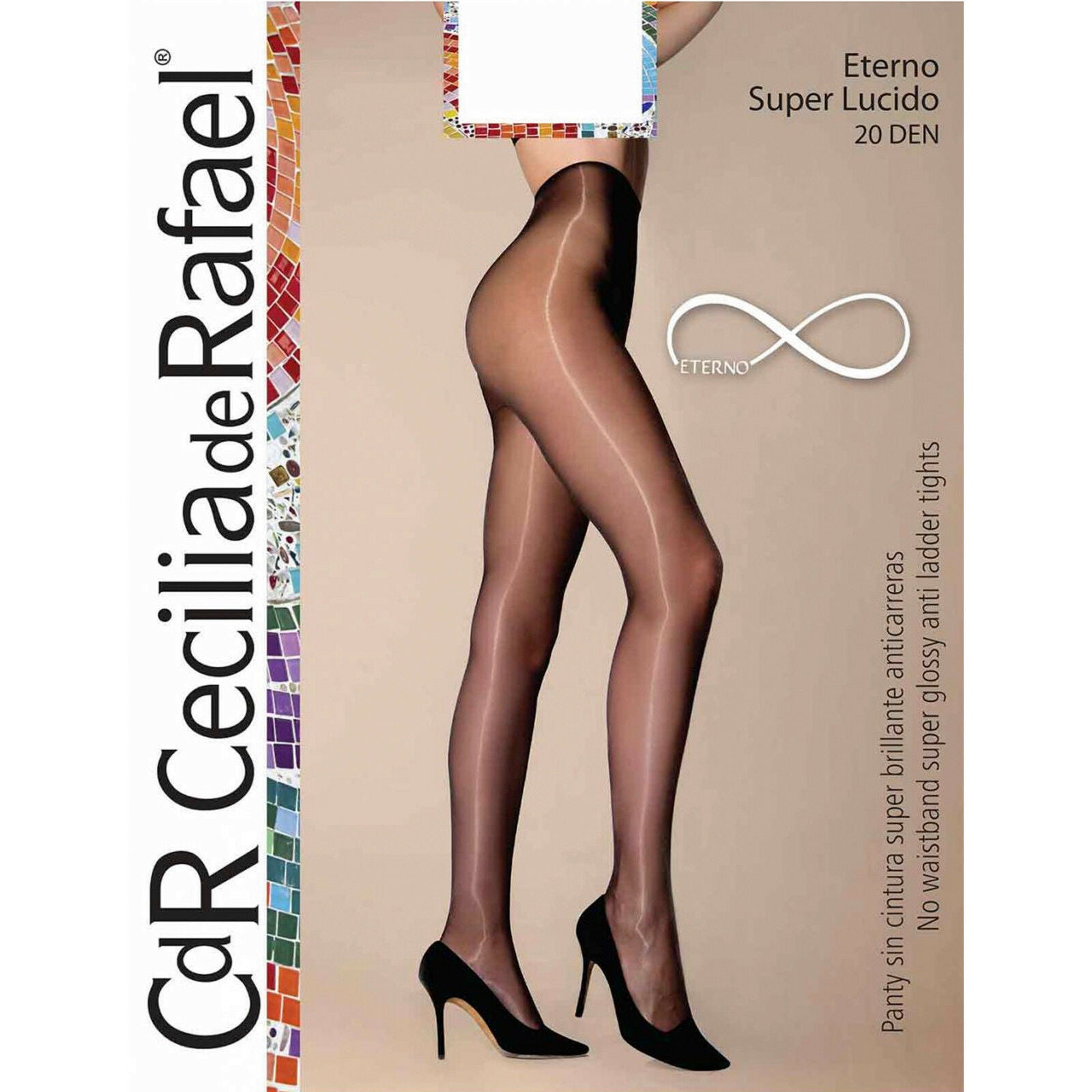 Cecilia de Rafael Eterno Super Lucido 20 Pantyhose at 13.95